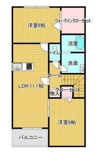 駅北館【2階】の間取り