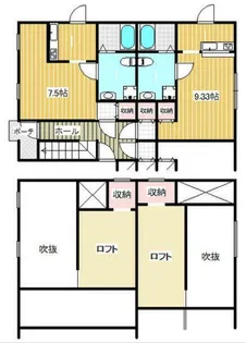 プリマ サラ カリーノ【1階】の間取り