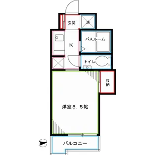 パレスアンドーラ【5階】の間取り