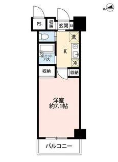 アーツ芝浦【11階】の間取り