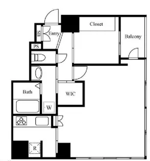 オープンレジデンシア南青山骨董通り【12階】の間取り