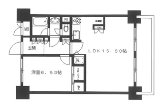 グランドメゾン池袋一番館【10階】の間取り