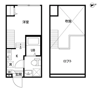 ハーモニーテラス東伊興【1階】の間取り