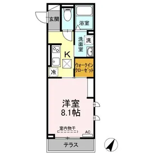 ぴりか【1階】の間取り