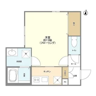 ヴィクトワール奥沢【1階】の間取り