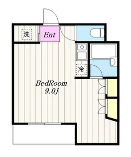 ヒルクレストアツギ【1階】の間取り