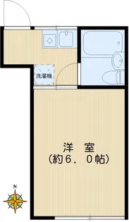 金子荘【1階】の間取り
