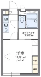 レオパレスパストラル【2階】の間取り