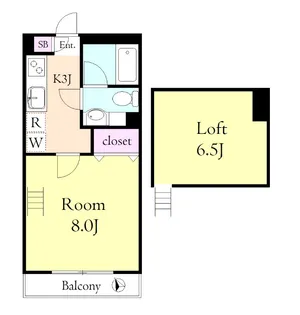 サンヴィアーレ アクア【1階】の間取り