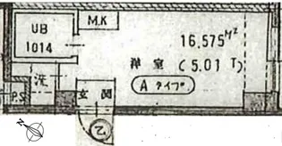 ピアグランド下北沢【1階】の間取り