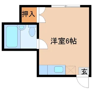 楠ハイツ 2号館【2階】の間取り