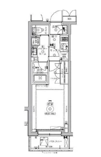 ヴィスタガーデン自由が丘【3階】の間取り