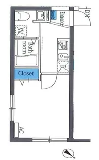 トレスコート目黒本町【3階】の間取り
