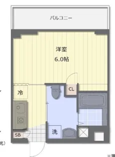プロスペクト武蔵新城【1階】の間取り