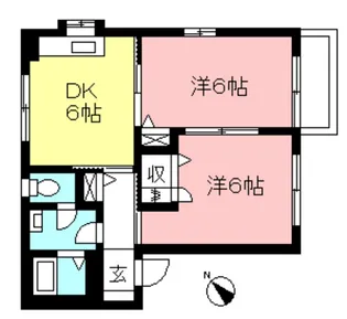 K’sスクエア【2階】の間取り