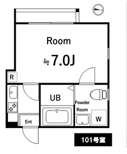クロス上板橋【1階】の間取り