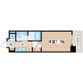 レジデンス片平【13階】の間取り