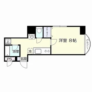 ネオパレス館坂【2階】の間取り