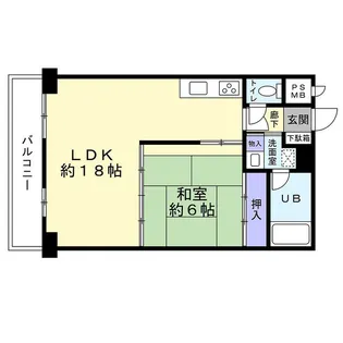 シーサイドパレス平塚(0005762)【3階】の間取り