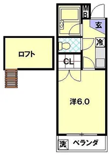 Nマンション【2階】の間取り