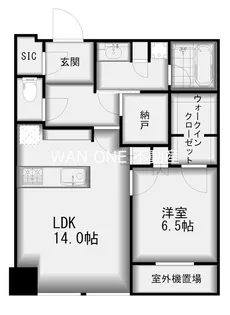 一条タワー【12階】の間取り