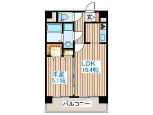 グランジュ-ルマンション高砂駅前【7階】の間取り