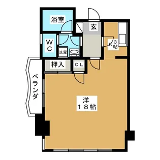 錦ハーモニービル【5階】の間取り