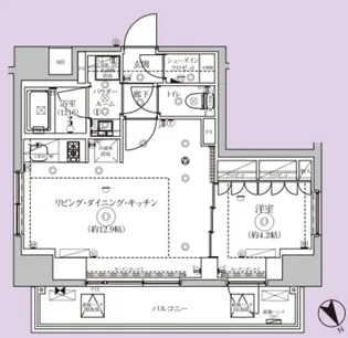 セジョリ駒込西ヶ原【10階】の間取り