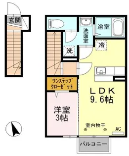 ラフィネ【2階】の間取り