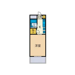 たかのハイツ【1階】の間取り