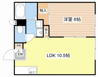 リバーサイドハイツ【1階】の間取り
