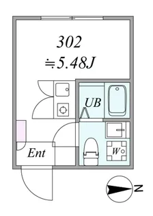 HERME TOGOSHI【3階】の間取り