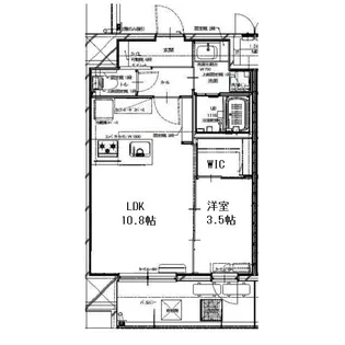Alivis三国本町【8階】の間取り