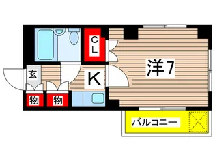 コ-ポラス藍【2階】の間取り