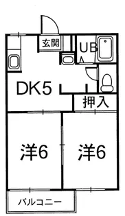 ロイヤルヒルズ津志田 A棟【2階】の間取り
