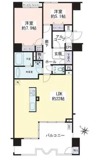 シンフォニックヒルズかがやきの街 8号棟【6階】の間取り