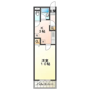 サウスプラザ【1階】の間取り