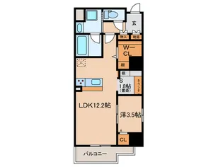 facile vaieur【3階】の間取り