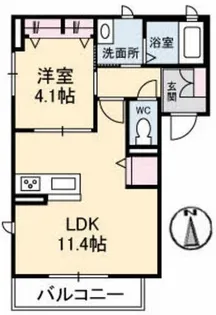 シャーメゾンVerite【3階】の間取り
