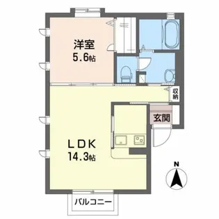 シャーメゾン・ヤマト【2階】の間取り
