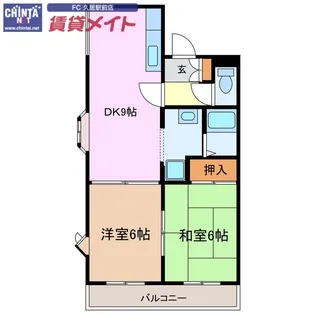 サニー藤水【3階】の間取り