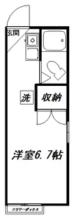 サニーハイツ【2階】の間取り