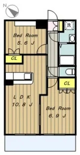 アシューレ【1階】の間取り
