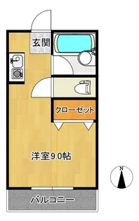 モンベル入明【2階】の間取り