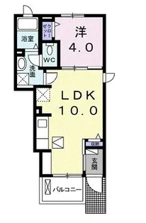 プリーマ21-II【1階】の間取り