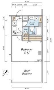 パレステュディオ白金台【3階】の間取り