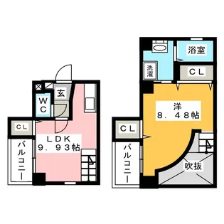 心月庵の間取り