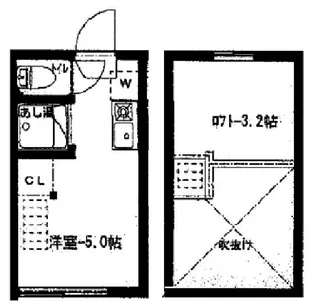 アーバンプレイス神楽坂IIC【2階】の間取り