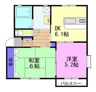 メゾン・ド・K【1階】の間取り