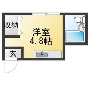 コーポ川島【2階】の間取り